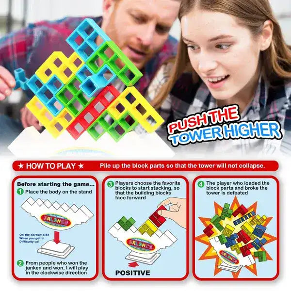 Team Tower Game For Kids and Adults